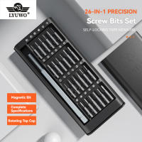 Juego De Destornilladores Multifuncionales 26 En 1 Con Almacenamiento Magnético Y Manija De Aluminio Herramientas De Mantenimiento Precision Para El Hogar - details 0