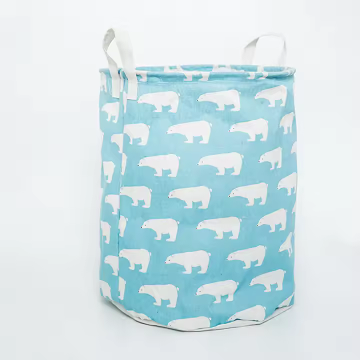Cesta De Ropa Grande Ajustable Y Autónoma Con Manijas Largas Para Lavanderia Bolsa De Lavar Ropa Impermeable Para Dormitorio - 1