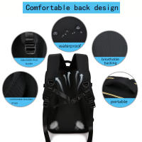 Mochila de viaje multifunción de gran capacidad, bolsa de equipaje USB, mochila escolar, bolsa de viaje de negocios - details 3