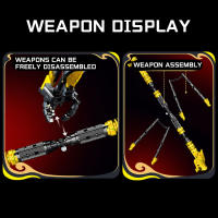 HUIQIBAO Black Myth Wukong Modelo Mecánico DIY Armadura Robot Decoración Bloques De Construcción Para Adultos Juguetes Compatible Con Lego ABS Sin Batería - details 3