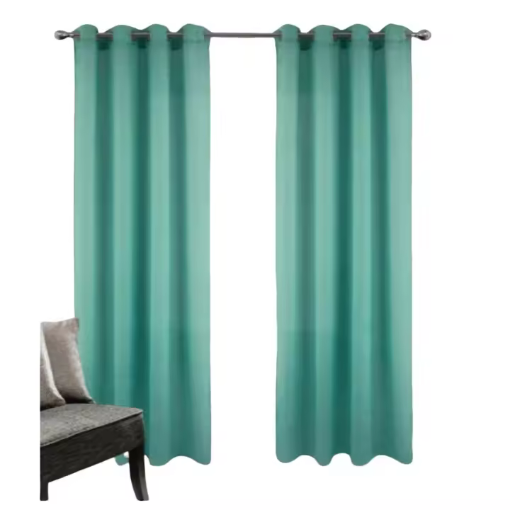 Cortina de visillo translucido 100% poliéster para salón y dormitorio.140x260cm.1 panel. - 1