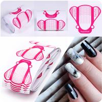 Formas De Uñas Francesas Para Acrílico Y Gel UV Extensión De Uñas Guía De Arte De Manicura Moldes De Pegatinas De Gel Herramientas De Acrílico - details 2