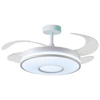 BEL AIR HOME - Ventilador Cronos - DC blanco, 4 aspas retráctiles, 72W LED 3000|4000|6000K. Para habitaciones y salones. - details 7