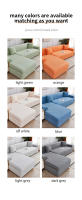 Cubierta De Sofá Jacquard 1 PC Protector De Sala Impermeable Lavable Desmontable Para Sala De Estar Estilo Poliéster - details 10