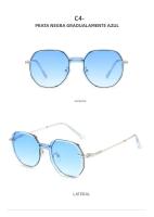 Gafas De Sol Removibles Para Hombres Y Mujeres Hexagonales Con Lentes Anti Luz Azul Para Computadora Gafas De Sol Rectangular Para Adultos - details 12