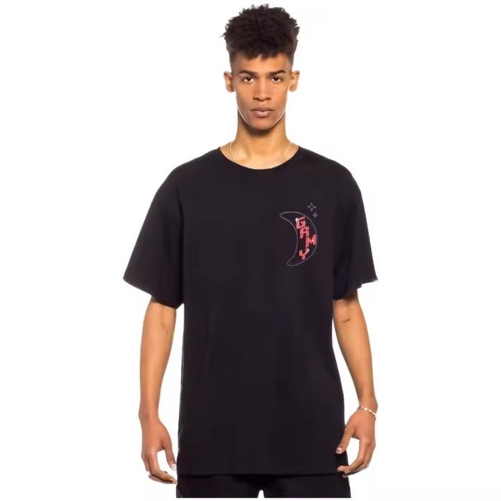 Camiseta de Manga Corta Grimey  para hombre en color negro - 1