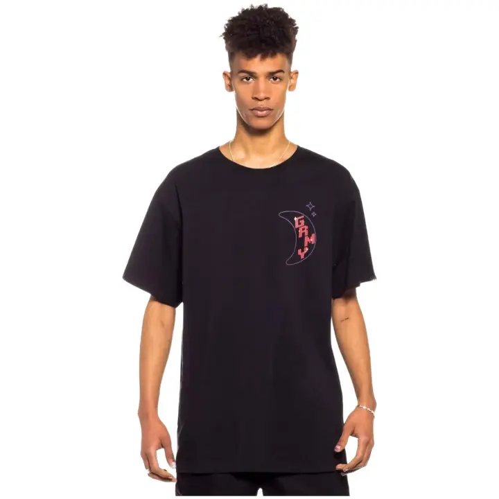 Camiseta de Manga Corta Grimey  para hombre en color negro - 1