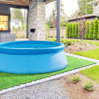 Aktive - Suelo Protector Césped y Piscina de Goma EVA con Estampado Realista de Césped - 8 Piezas - details 4