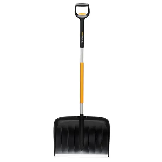 Fiskars 1057189 Pala de empuje para nieve telescopica X-series - 1