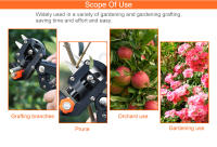 Tijeras De Enraizamiento Multifuncional Jardinería Alicate De Enraizamiento De Árboles Herramientas De Jardín SK5 Con Cinta Elástica Antideslizante Para Podar Ramas Y Frutas - details 3