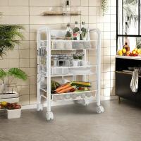 MEJORADA Carrito Metálico Multiusos de 3 Niveles con Ruedas Bloqueables, Estantes Versátil con Cestas de Malla - Perfecto para Cocina, Baño, Almacenamiento de Oficina - details 6