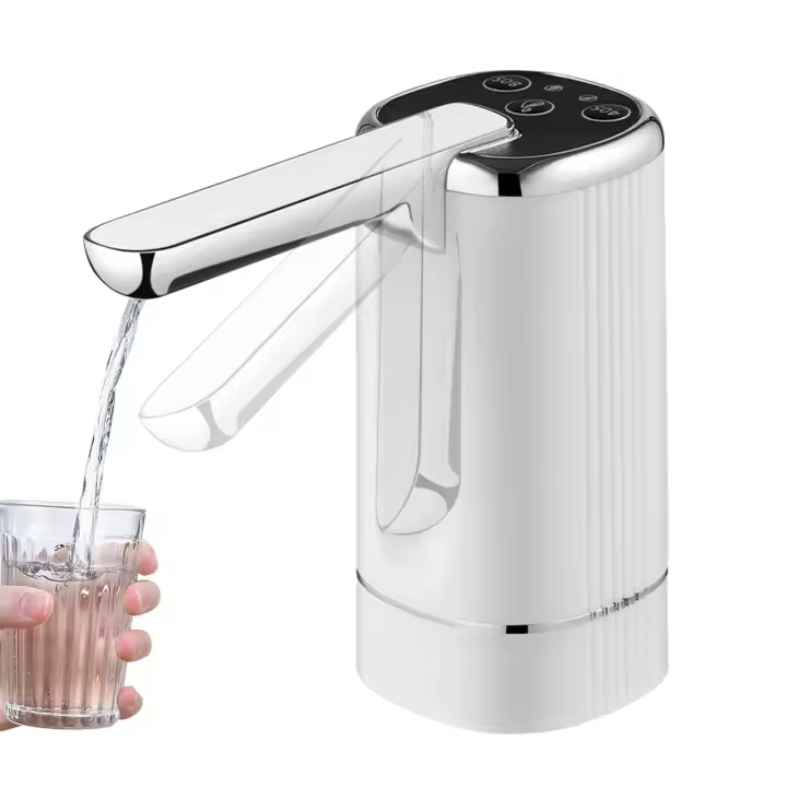 Bomba De Agua Eléctrica Portátil USB Para Bebidas Dispensador De Agua Digital Para Uso Doméstico Y Hotel Cartón Upright Plástico - 1