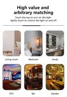 Lámpara De Mesa LED Portátil Con Sensor Táctil Recargable Luz Nocturna Para Mesa De Comedor Hotel Nightstand Lámpara De Noche Para Dormitorio Decoración Moderna - details 11