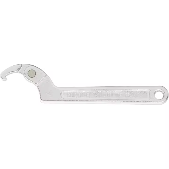 Llave de gancho flexible con ninguno, 155-210mm, 1 pieza, Plata - 1