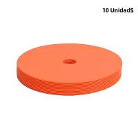 10pcs Matrices De Entrenamiento De Fútbol Planas Perforadas Marcadores Obstáculos Y Barricadas Material TPE Polyester - details 10