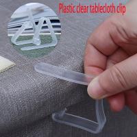 10pcs Clip De Tela Transparente Antideslizante Para Mesa Dispositivo De Fijación De Borde Plástico Utensilio Doméstico - details 5