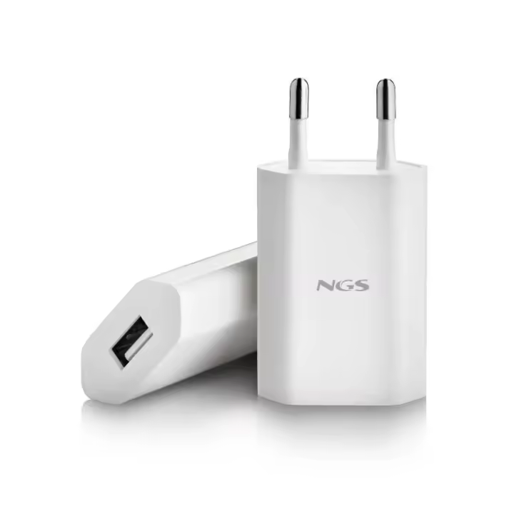 NGS Cargador pared blanco USB 5V2A/10W - 1