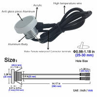Luces De Pasillo Exterior IP65 Impermeables 1W 12V LED Para Escaleras Jardín Patio Camino Vía Corredor Decoración Luz De Pared Revestimiento Recipiente - details 2