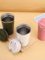 Taza Térmica De Acero Inoxidable 380ml/510ml Vaso Aislado Para Café Viaje Botella Termo Sellado Insulado Para Té Y Bebidas - details 4