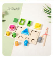 Juguetes Educativos Montessori De Madera Con Atracción Magnética Para Niños Puzzle De Colores Y Formas Para El Desarrollo Cognitivo - details 16