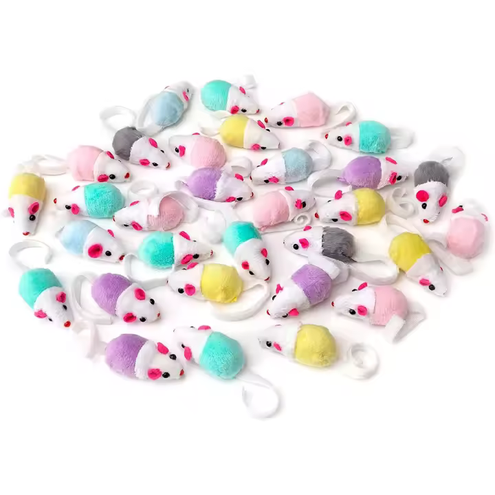 Juguetes Para Gatos Interactivos Con Rattler Ratón Y Gato De Peluche Falso Con Nepenthe Prelleno Juego De Persecución Para Gatos Domésticos Interiores - 1