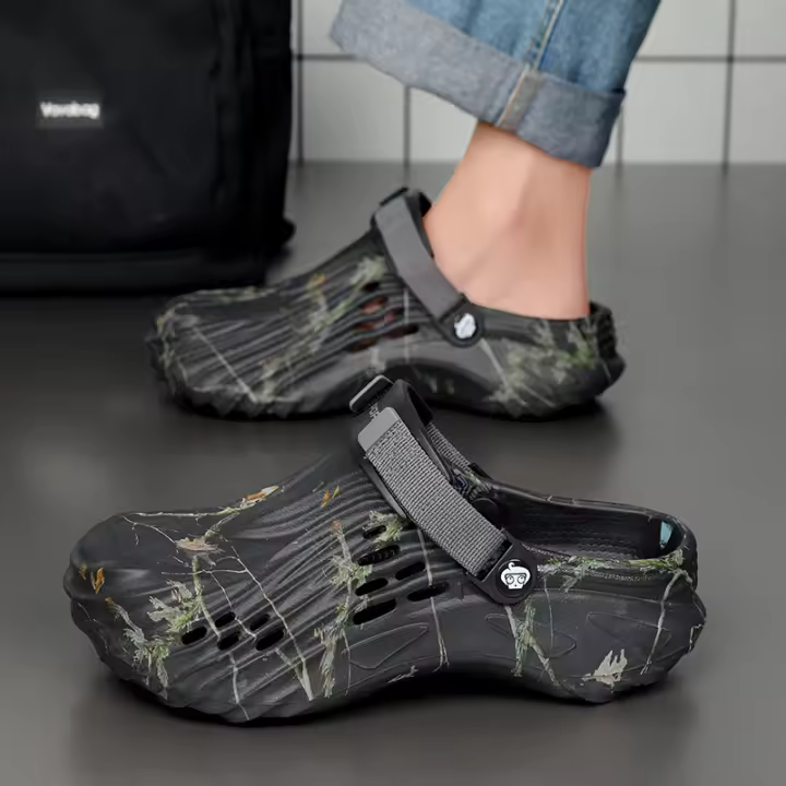 Sandalias De Verano Para Hombres 2024 Zapatos De Jardín Y Hogar Cómodos Y Ligeros Mocasines Suaves Antideslizantes Flip Flop - 1