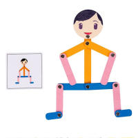 Juguete Educativo De Madera Para Deportes DIY Puzzle Tablero Juego De Aprendizaje Temprano Para Niños En Preescolar Entrenamiento De Habilidades Motoras Finas - details 11