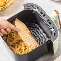 25/50/100pcs Papel De Perforación Para Air Fryer Desechable No Adherente Filtros De Papel Para Hornear Para AirFryer - details 8