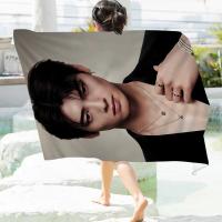Toalla De Playa Microfibra Absorbente Y Secado Rápido Suave Para Yoga Natación Senderismo Toalla De Baño Cha Eun Woo Corea Tamaño 76x182 Cm - details 10