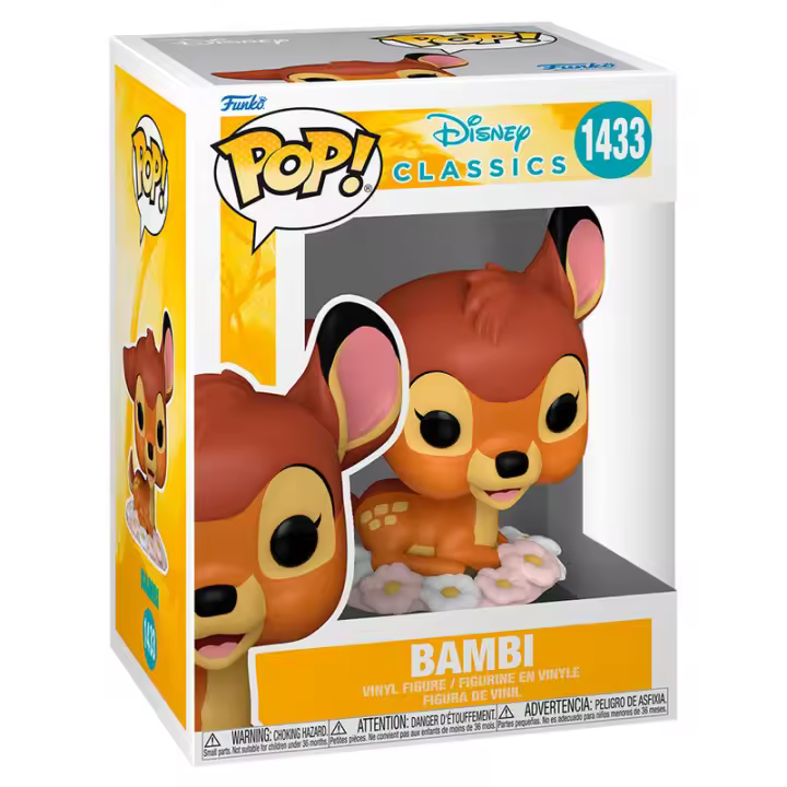 Funko POP! Disney: Bambi 80th - Bambi - Figura de Vinilo Coleccionable - Idea de Regalo- Mercancia Oficial - Juguetes para Niños y Adultos - Movies Fans - Muñeco para Coleccionistas y Exposición - MR POPYE - 1