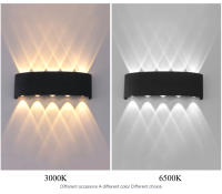 Lámpara De Pared LED Impermeable Para Iluminación Exterior 4W 6W 8W 10W AC85-265V Iluminación Interior Lámpara De Noche Para Dormitorio Decorativa - details 4