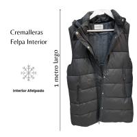Beachy Chaleco Larga Afelpado Acolchado Calentito Cierre Cremallera Capucha Desmontable - details 8