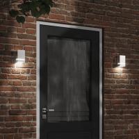vidaXL Aplique de exterior de acero inoxidable luz de pared exterior Color Negro,  Plateado, y mas - details 1