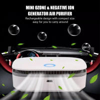 Purificador De Aire Generador De Ozono O3 Ión Negativo Desodorizador Estéril Eliminador De Olores Máquina De Ozono Para Hogar Coche Oficina - details 1