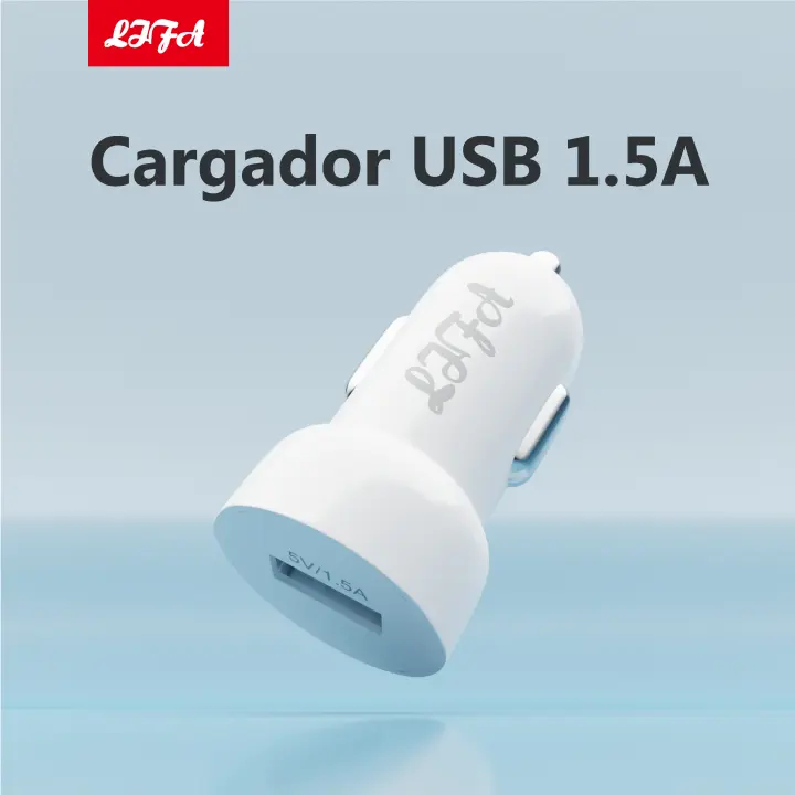 LIFA Cargador de coche entrada USB 1.5A - 1