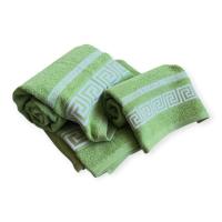 Juegos Toallas de baño algodón Portugués 500g de alta calidad set 3 - Simon en Verde Oliva gruesas y duraderas | Mercatienda.es - details 1