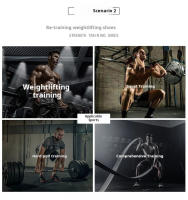 Zapatos De Halterofilia Para Hombres Y Mujeres Talla Grande 35-46 Pesas Deportivas Ligeros Soporte Para Entrenamiento De Squat Y Pull Hard - details 4