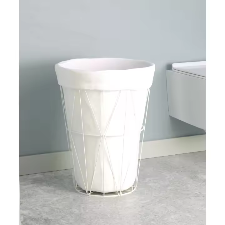 Cesto de ropa. Blanco. 50L. - 1