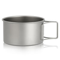 Bol De Titanio Lixada Con Manijas Plegables Contenedor De Alimentos Para Camping Y Senderismo Al Aire Libre Material De Titanio Capacidad 0.4L - details 23