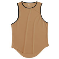 Camiseta De Gimnasio Para Hombre Estilo Moderno Sin Mangas Transpirable Secado Rápido Vestido Deportivo De Fitness O-Neck Mesh Talla M L XL XXL Colores Variados - details 13
