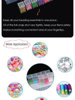 Caja De Almacenamiento De Plástico Para Pintura Diamante Y Joyería Con 64/32 Compartimentos Caja Para Manualidades DIY - details 5