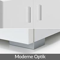 Cómoda Blanca Vela 2 Puertas 115,5x60x30cm Mueble de Oficina Aparador Estantes Regulables Armario - details 3