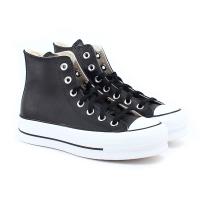 Zapatilla Converse Chuck Taylor All Star Platform Leather  Negra PIEL - 561675c - details 2