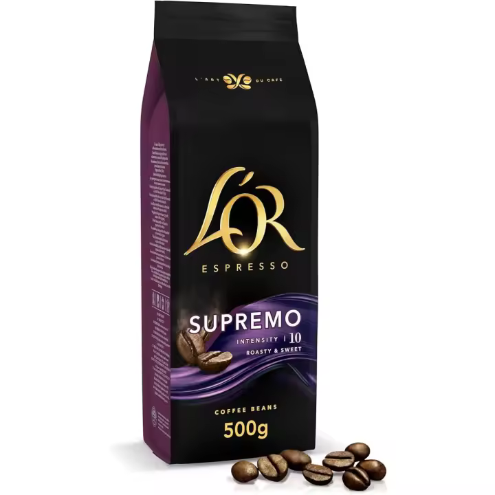 L'OR 2x500g  Espresso Colombia Café en Grano Natural 100% Arábica-L'OR 2x450 gr Espresso Café Grano Passione Rossa Maranello Espresso-L'OR 2*500g Espresso Brazil Café en Grano Natural 100% Arábic-a - 1