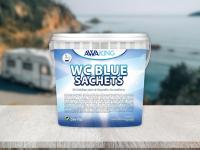 AWAKING Pastillas WC Quimico Autocaravana Blue Sachets 20ud | Higieniza y Desodoriza. Fórmula Concentrada y Aroma Fresco Depósito Aguas Negras de Caravana, Camper, Descompone Residuos. - details 1
