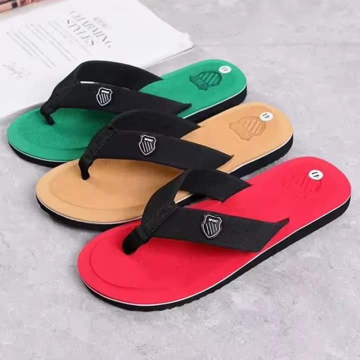 Sandalias De Playa Para Hombre Verano Antideslizantes Flip Flops Zapatos Planos Casuales Para Interior Y Exterior 2023 - 1