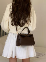 Bolso De Hombro Para Mujer De PU Suave Tamaño Pequeño Moda Retro 2025 Bolso Cruzado Versátil Para Comunicación Bolsa Cuadrada Pequeña - details 8