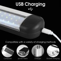 Lámpara De Trabajo LED COB Manillar Portátil Con Gancho Magnético Recargable USB Luz De Fosa Para Camping Y Reparación De Talleres - details 3