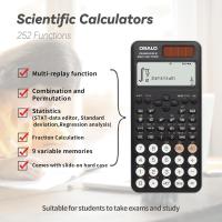 Calculadora científica de 252 Funciones, Pantalla escrita de 2 líneas con Cubierta Deslizante para Estudiantes de Secundaria (OS 82ES 2ª edición) - details 2