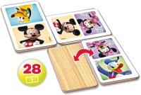 Educa  Domino mickey de Madera Mickey y Minnie. 28 Piezas + 3 años Educa 16037 - details 1